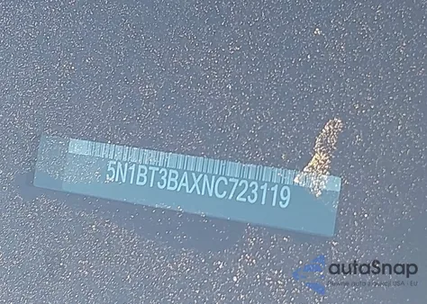 2022 Nissan Rogue Sv Fwd из США, поврежденный, VIN 5N1BT3BAXNC723119